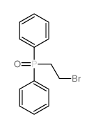 (2-bromoethyl-phenyl-phosphoryl)benzene structure