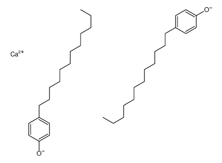 calcium 4-dodecylphenolate Structure