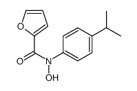 N-hydroxy-N-(4-propan-2-ylphenyl)furan-2-carboxamide结构式