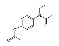N-[4-(Acetyloxy)phenyl]-N-ethylacetamide Structure