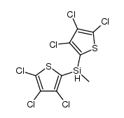 methyl-bis-(trichloro-thiophen-2-yl)-silane Structure