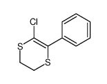 5-chloro-6-phenyl-2,3-dihydro-1,4-dithiine结构式