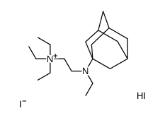 2-[1-adamantyl(ethyl)amino]ethyl-triethylazanium,iodide,hydroiodide结构式