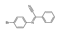 (4-bromo-phenylimino)-phenyl-acetonitrile Structure