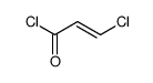 3‐chloroacryloyl chloride Structure