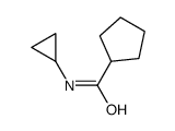 Cyclopentanecarboxamide, N-cyclopropyl- (9CI) Structure