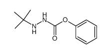 N-tert-butyl-N'-phenyloxycarbonylhydrazine Structure