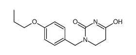 1-[(4-propoxyphenyl)methyl]-1,3-diazinane-2,4-dione结构式