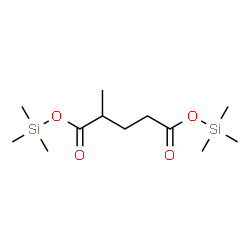 2-Methylglutaric acid bis(trimethylsilyl) ester structure