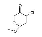 (2R)-4-chloro-2-methoxy-2H-pyran-5-one结构式