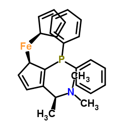 (S)-N,N-DIMETHYL-1-[(R)-2-(DIPHENYLPHOSPHINO)FERROCENYL]ETHYLAMINE picture