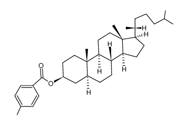 cholestan-3-yl 4-methylbenzoate Structure