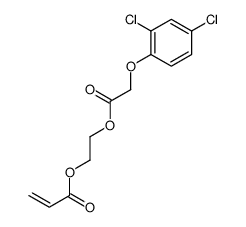 2-[2-(2,4-dichlorophenoxy)acetyl]oxyethyl prop-2-enoate结构式