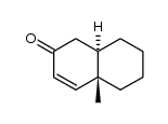 (4aR)-4a-methyl-trans-4a,5,6,7,8,8a-hexahydro-1H-naphthalen-2-one Structure