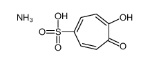 azanium,4-hydroxy-5-oxocyclohepta-1,3,6-triene-1-sulfonate Structure