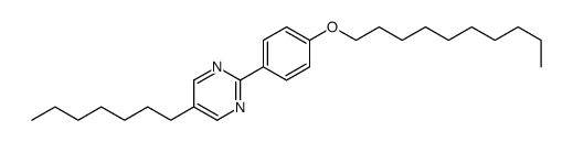 2-[4-(Decyloxy)-phenyl]-5-heptylpyrimidine structure