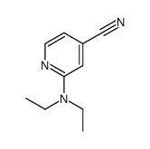 2-(diethylamino)isonicotinonitrile Structure