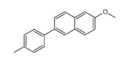 2-methoxy-6-(4-methylphenyl)naphthalene结构式