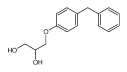 3-(4-benzylphenoxy)propane-1,2-diol结构式