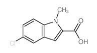 5-CHLORO-1-METHYL-1H-INDOLE-2-CARBOXYLIC ACID Structure