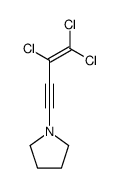 1-(3,4,4-trichlorobut-3-en-1-ynyl)pyrrolidine Structure