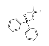 N-diphenylphosphinyldimethylsulphoximine结构式