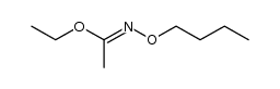 ethyl N-butoxyacetimidate Structure