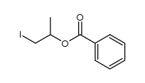 2-iodo-1-methylethyl benzoate结构式