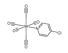 W(CO)5(4-chloropyridine)结构式