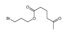 3-bromopropyl 5-oxohexanoate Structure