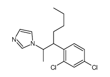 1-[3-(2,4-dichlorophenyl)heptan-2-yl]imidazole Structure