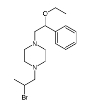 1-(2-bromopropyl)-4-(2-ethoxy-2-phenylethyl)piperazine结构式