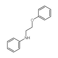 Benzenamine, N- (2-phenoxyethyl)-结构式