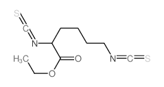 ethyl 2,6-diisothiocyanatohexanoate结构式