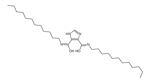 4-N,5-N-didodecyl-1H-imidazole-4,5-dicarboxamide结构式