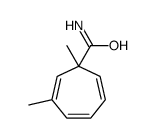 2,4,6-Cycloheptatriene-1-carboxamide,1,3-dimethyl-(9CI)结构式