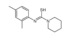 N-(2,4-dimethylphenyl)piperidine-1-carbothioamide结构式