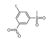 1-iodo-3-methylsulfonyl-5-nitrobenzene结构式