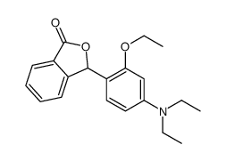 3-[4-(diethylamino)-2-ethoxyphenyl]-3H-2-benzofuran-1-one Structure