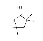 2,2,4,4-tetramethylthiolane 1-oxide Structure