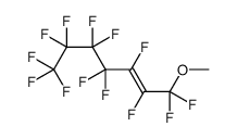 1,1,2,3,4,4,5,5,6,6,7,7,7-tridecafluoro-1-methoxyhept-2-ene结构式