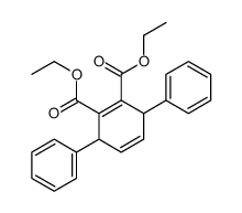 diethyl 3,6-diphenylcyclohexa-1,4-diene-1,2-dicarboxylate结构式