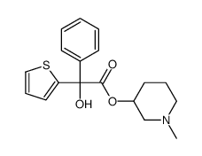 α-(2-Thienyl)-α-hydroxybenzeneacetic acid 1-methyl-3-piperidinyl ester Structure
