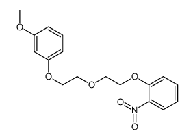 1-[2-[2-(3-methoxyphenoxy)ethoxy]ethoxy]-2-nitrobenzene结构式