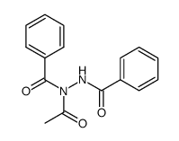 N-acetyl-N,N'-dibenzoyl-hydrazine Structure