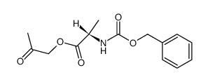 Z-L-Ala acetonyl ester Structure