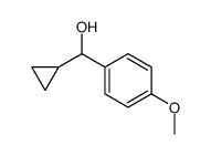alpha-cyclopropyl-4-methoxybenzyl alcohol structure