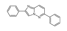 2,6-diphenylimidazo[1,2-b]pyridazine结构式