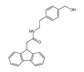 2-(9H-fluoren-9-yl)-N-(4-(hydroxymethyl)phenethyl)acetamide结构式