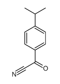 Benzeneacetonitrile, 4-(1-methylethyl)-alpha-oxo- (9CI) Structure